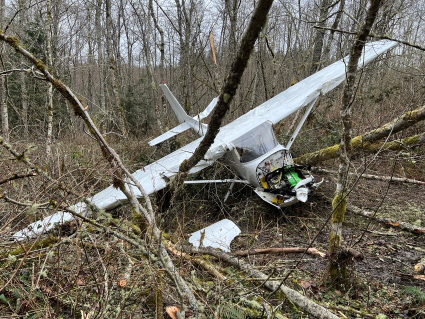 Update Pilot unhurt after plane crash north of Paine Field Mukilteo